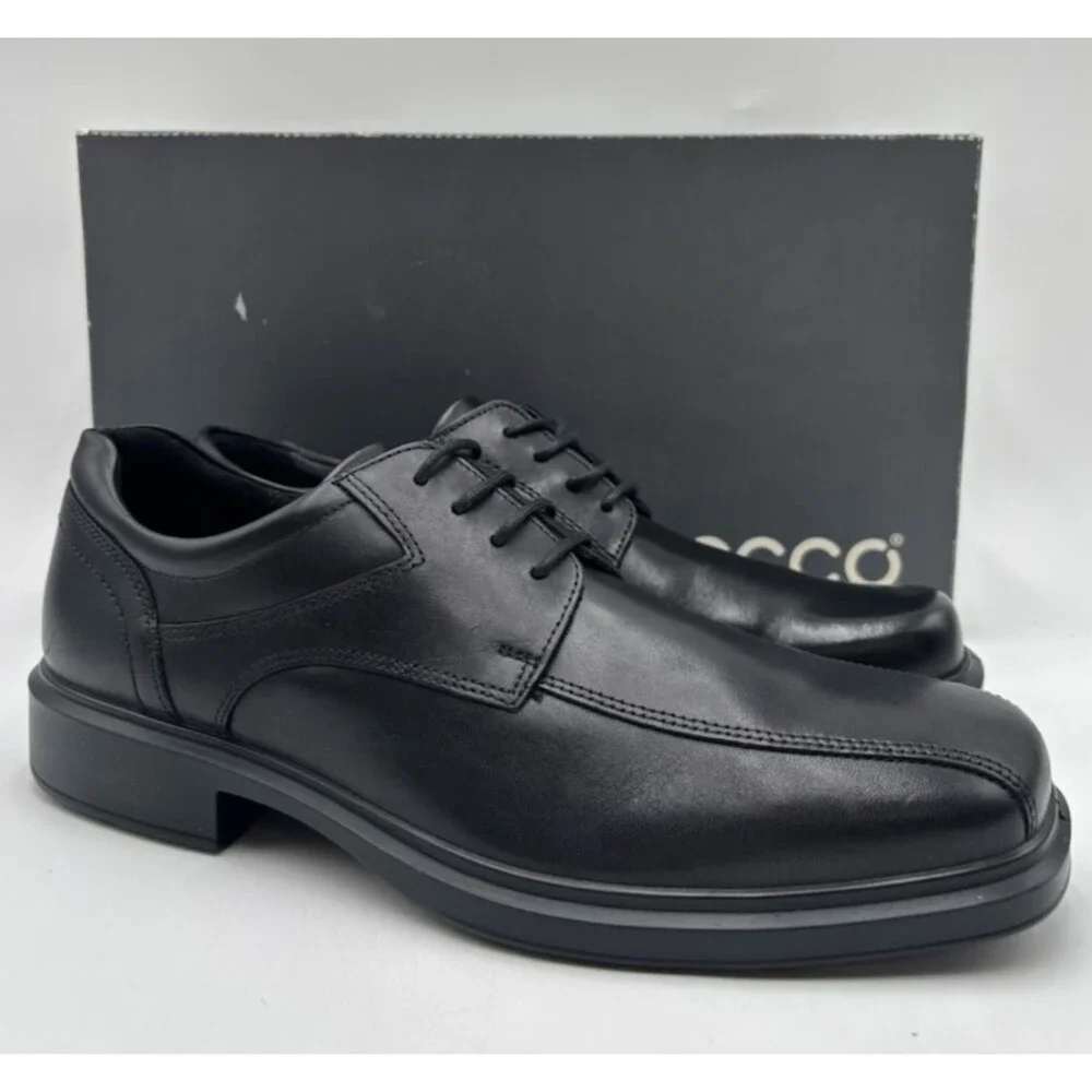 Ecco HELSINKI 050144 Men's NEW Lace-Up Dress Shoes Black EU Size 42
